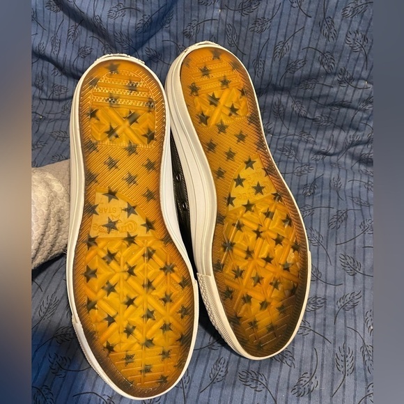 Converse all star blue Stars and Stripes and studs sneakers men 7 women 9 - Picture 4 of 10